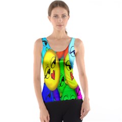 Smiley Girl Lesbian Community Tank Top by Nexatart