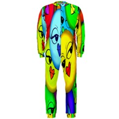 Smiley Girl Lesbian Community Onepiece Jumpsuit (men)  by Nexatart