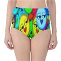 Smiley Girl Lesbian Community High-Waist Bikini Bottoms View1