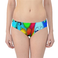 Smiley Girl Lesbian Community Hipster Bikini Bottoms by Nexatart