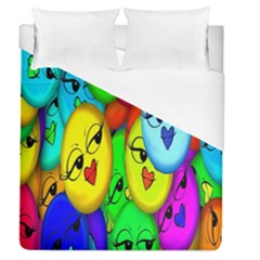 Smiley Girl Lesbian Community Duvet Cover (queen Size) by Nexatart