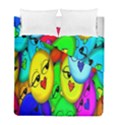 Smiley Girl Lesbian Community Duvet Cover Double Side (Full/ Double Size) View1