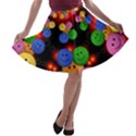 Smiley Laugh Funny Cheerful A-line Skater Skirt View1