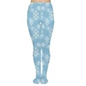 Snowflakes Winter Christmas Women s Tights View1