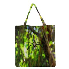 Spider Spiders Web Spider Web Grocery Tote Bag by Nexatart