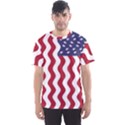 American Flag Men s Sport Mesh Tee View1