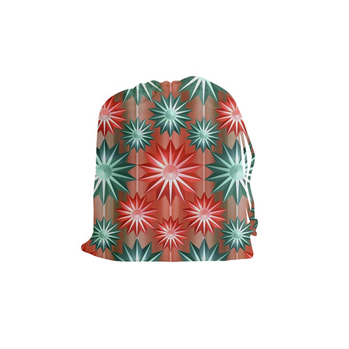 Star Pattern  Drawstring Pouches (Medium) 