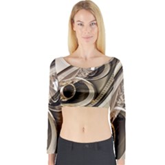 Spotlight Light Auto Long Sleeve Crop Top by Nexatart