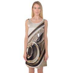 Spotlight Light Auto Sleeveless Satin Nightdress by Nexatart