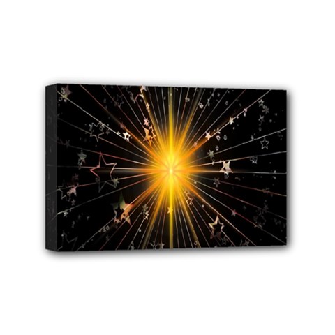 Star Christmas Advent Decoration Mini Canvas 6  X 4  by Nexatart