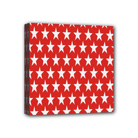 Star Christmas Advent Structure Mini Canvas 4  X 4  by Nexatart