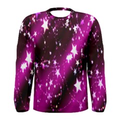 Star Christmas Sky Abstract Advent Men s Long Sleeve Tee by Nexatart