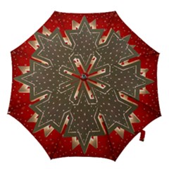 Star Wood Star Illuminated Hook Handle Umbrellas (medium) by Nexatart