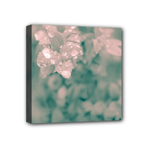 Surreal Floral Mini Canvas 4  X 4  by dflcprints