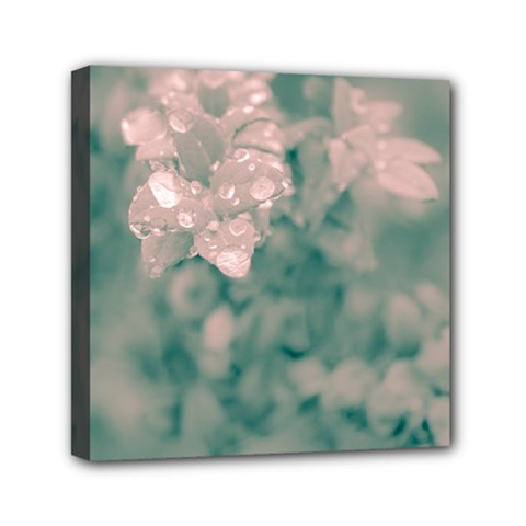 Surreal Floral Mini Canvas 6  X 6  by dflcprints