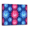 Stars Patterns Christmas Background Seamless Canvas 20  x 16  View1