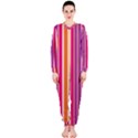 Stripes Colorful Background Pattern OnePiece Jumpsuit (Ladies)  View1