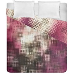 Stylized Rose Pattern Paper, Cream And Black Duvet Cover Double Side (california King Size) by Nexatart