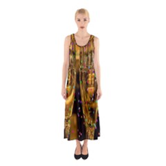 Sylvester New Year S Eve Sleeveless Maxi Dress by Nexatart