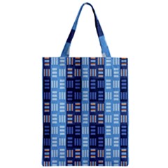 Textile Structure Texture Grid Zipper Classic Tote Bag by Nexatart