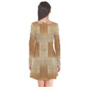 Texture Surface Beige Brown Tan Flare Dress View2