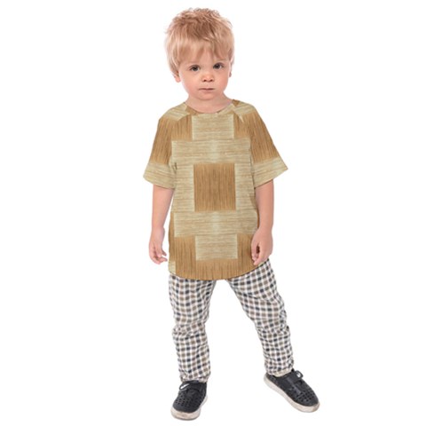 Texture Surface Beige Brown Tan Kids  Raglan Tee by Nexatart