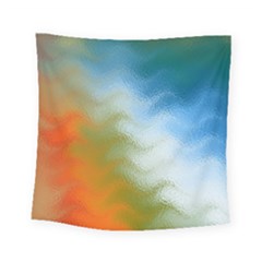 Texture Glass Colors Rainbow Square Tapestry (small) by Nexatart