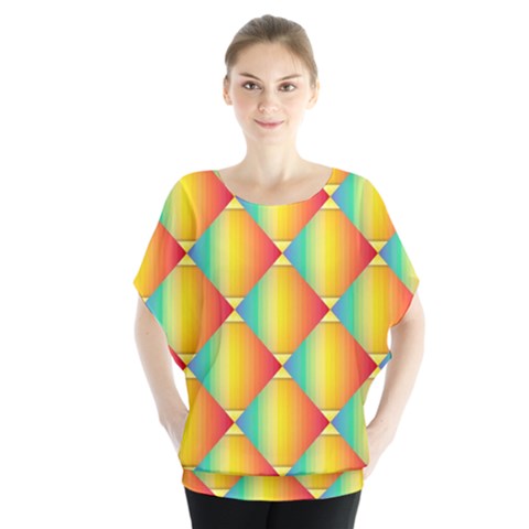 The Colors Of Summer Blouse by Nexatart