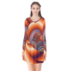 The Touch Digital Art Flare Dress by Nexatart