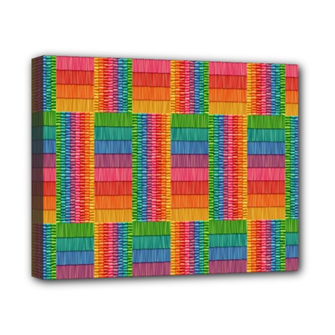 Texture Surface Rainbow Festive Canvas 10  X 8  by Nexatart