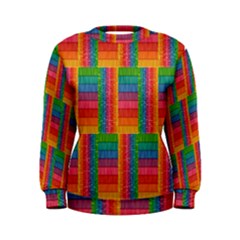 Texture Surface Rainbow Festive Women s Sweatshirt by Nexatart