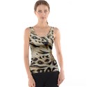 Tiger Animal Fabric Patterns Tank Top View1