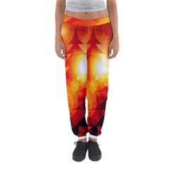 Tree Trees Silhouettes Silhouette Women s Jogger Sweatpants by Nexatart