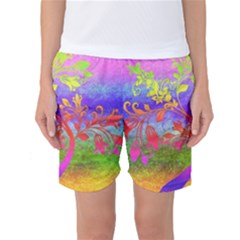 Tree Colorful Mystical Autumn Women s Basketball Shorts by Nexatart