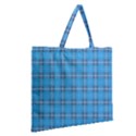 The Checkered Tablecloth Zipper Large Tote Bag View2