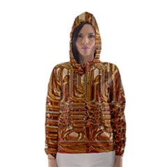 Tuba Valves Pipe Shiny Instrument Music Hooded Wind Breaker (women) by Nexatart