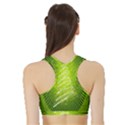 Vector Chirstmas Tree Design Sports Bra with Border View2