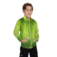 Vector Chirstmas Tree Design Wind Breaker (kids) by Nexatart