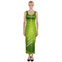 Vector Chirstmas Tree Design Fitted Maxi Dress View1