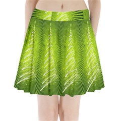 Vector Chirstmas Tree Design Pleated Mini Skirt