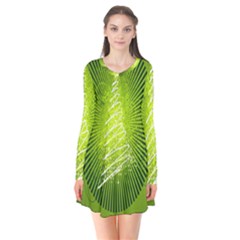 Vector Chirstmas Tree Design Flare Dress