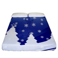 Vector Christmas Design Fitted Sheet (king Size) by Nexatart