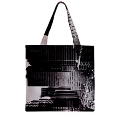 Urban Scene Street Road Busy Cars Zipper Grocery Tote Bag by Nexatart