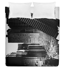 Urban Scene Street Road Busy Cars Duvet Cover Double Side (queen Size) by Nexatart