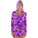 Watercolour Paint Dripping Ink Women s Long Sleeve Hooded T-shirt View1