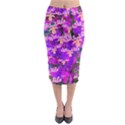 Watercolour Paint Dripping Ink Midi Pencil Skirt View1