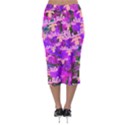 Watercolour Paint Dripping Ink Midi Pencil Skirt View2