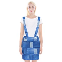 Wall Tile Design Texture Pattern Suspender Skirt by Nexatart