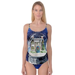 Winter Snow Ball Snow Cold Fun Camisole Leotard  by Nexatart