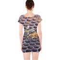 Worker Bees On Honeycomb Short Sleeve Bodycon Dress View2